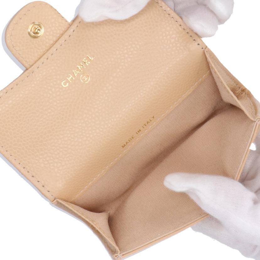 CHANEL シャネル/クラシックフラップカードケース/キャビアスキン/A80799//256*****/ABランク/91