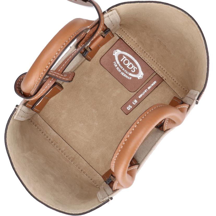 TOD'S トッズ/Ron Herman別注/ダブルアップショッピングバッグ/XBWCLNA31TLTBD02PU//SAランク/91