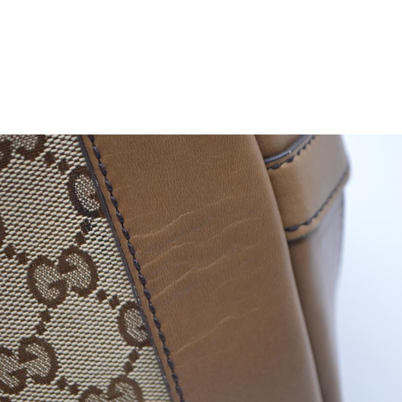 GUCCI グッチ/GGキャンバスレザートート/ベージュ/247209//493***/Bランク/89