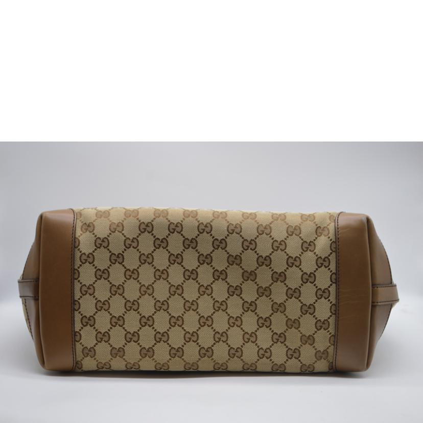 GUCCI グッチ/GGキャンバスレザートート/ベージュ/247209//493***/Bランク/89