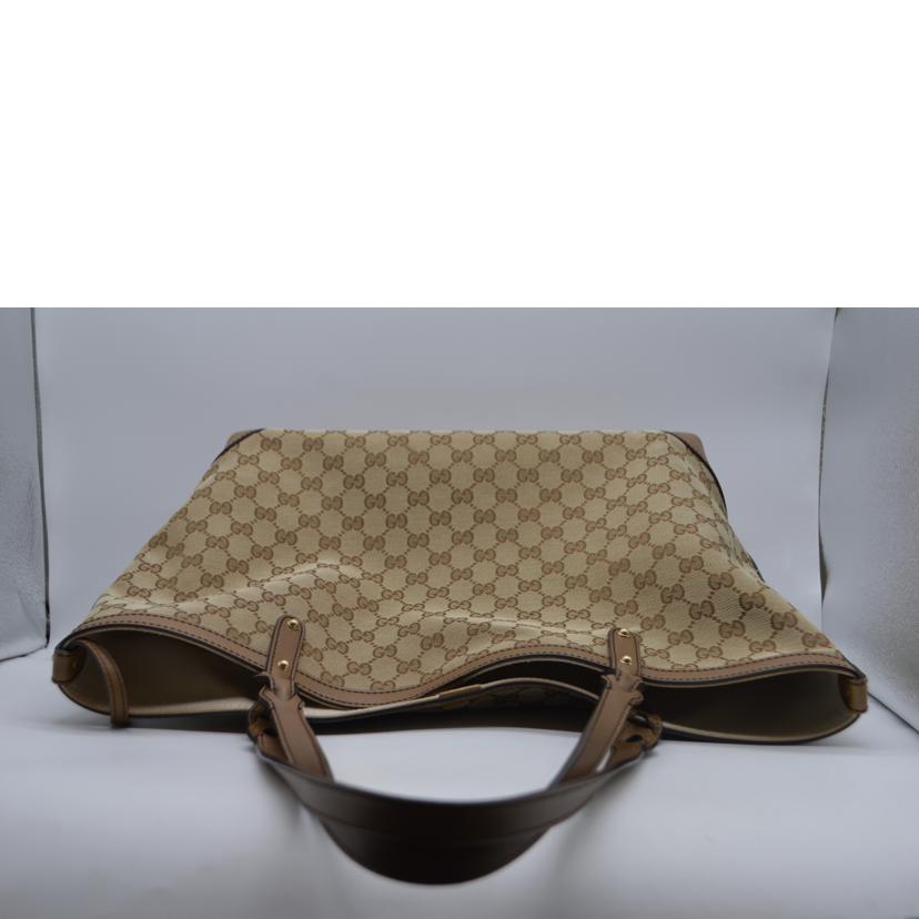 GUCCI グッチ/GGキャンバスレザートート/ベージュ/247209//493***/Bランク/89