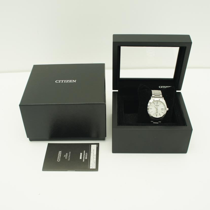 CITIZEN シチズン/ザ・シチズン・シルバー/メンズ/Eco-Drive/AQ4080-52A//142******/Aランク/19