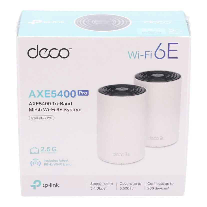 TP-Link TPリンク /無線ルーター Wi-Fi6E/Deco XE75 Pro AXE5400//2248043X00238/Sランク/05