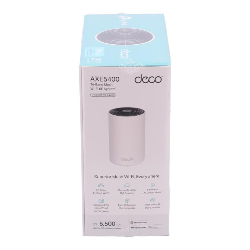 TP-Link TPリンク /無線ルーター Wi-Fi6E/Deco XE75 Pro AXE5400//2248043X00238/Sランク/05