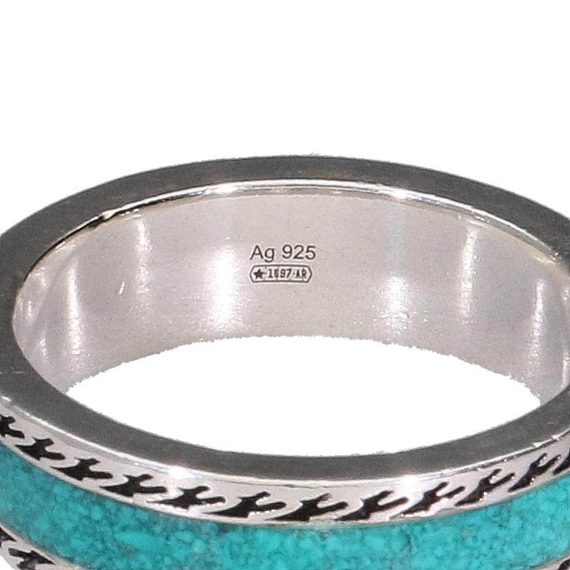 GUCCI グッチ/インターロッキングG/ターコイズリング//ABランク/75