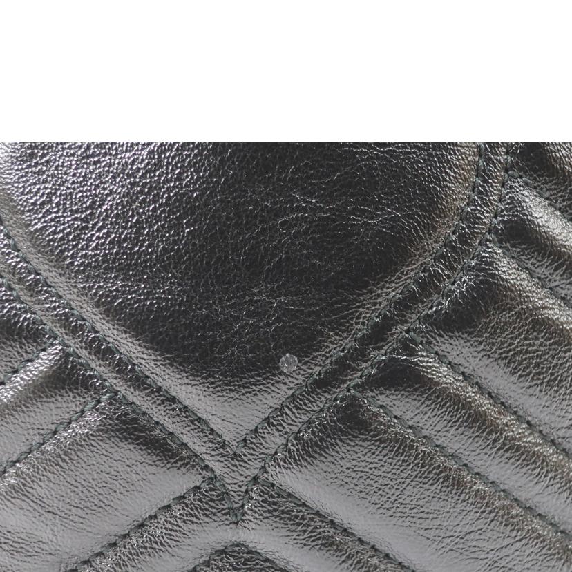 GUCCI グッチ/GGマーモントストライプ ショルダーバッグ ハート ブラック/550154//ABランク/65