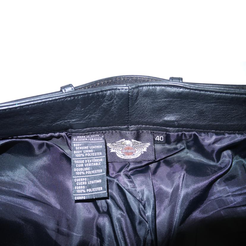 HARLEY DAVIDSON ハーレーダビッドソン/ベルト付きレザーパンツ//Aランク/69