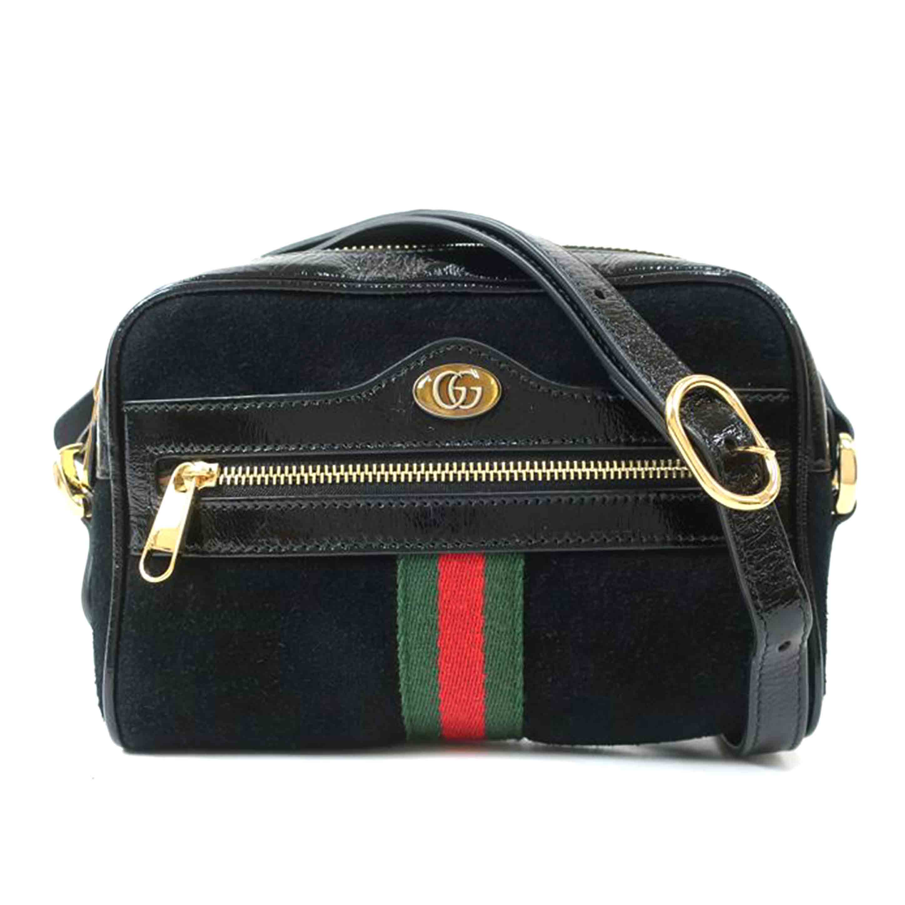 GUCCI グッチ/オフィディア ショルダーバッグ ミニ ブラック/517350//ABランク/65