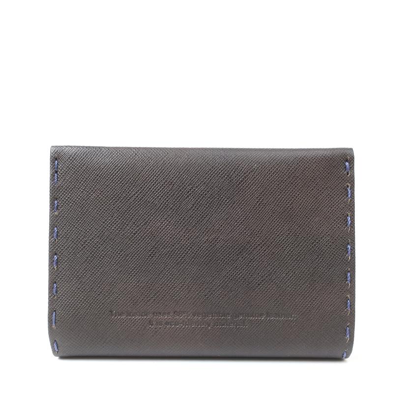 KATHARINE HAMNETT キャサリンハムネット/二つ折り財布 ダークブラウン//SAランク/65