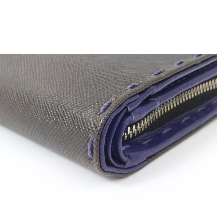 KATHARINE HAMNETT キャサリンハムネット/二つ折り財布 ダークブラウン//SAランク/65