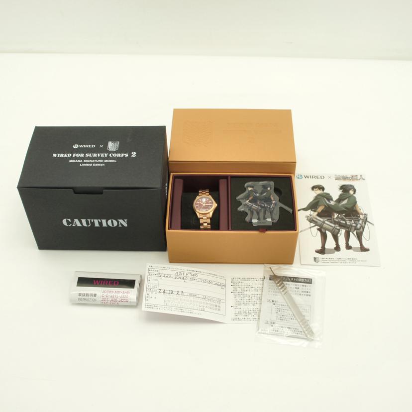 SEIKO セイコー/WIRED/リミテッドエディション/クォーツ/AGEK740/VJ22-KN40//026***************/Aランク/75