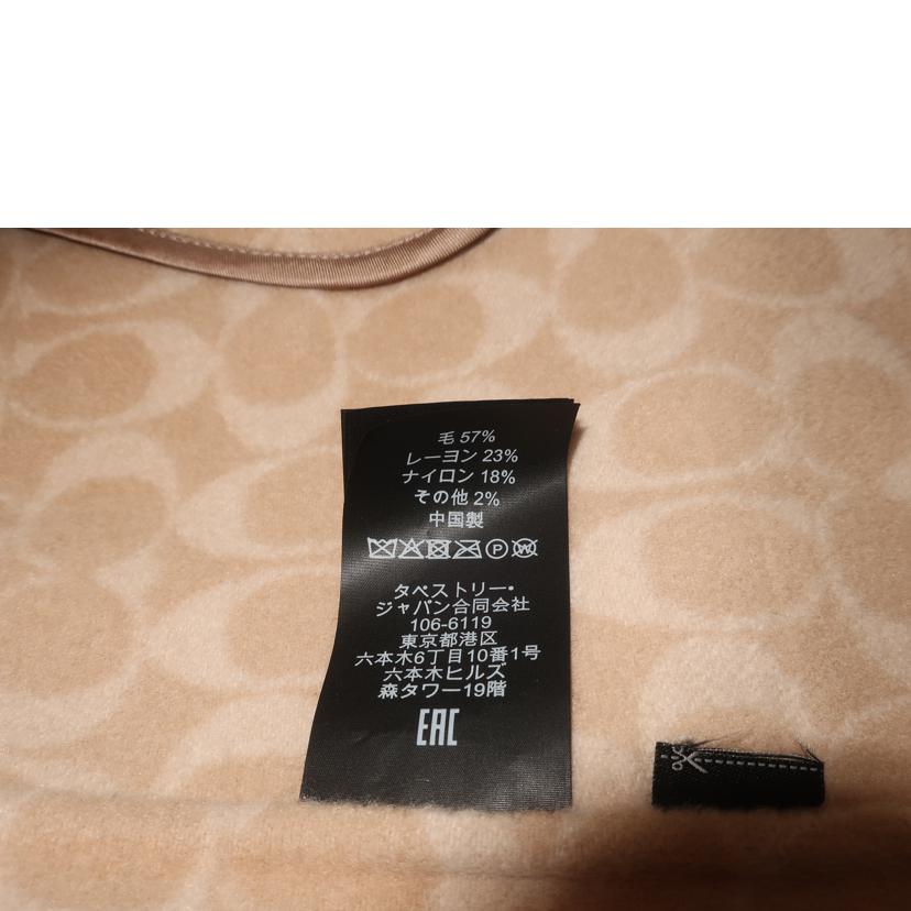 COACH コーチ/ウールポンチョ コート ケープ シグネチャー M/Lサイズ ベージュ/CL278//Aランク/65