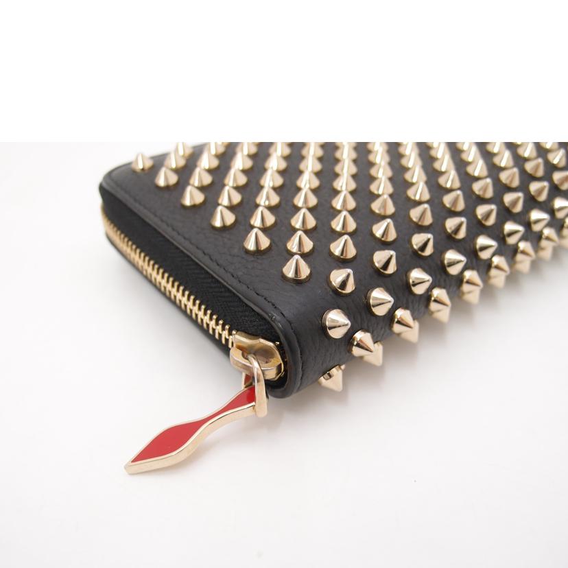 C.Louboutin クリスチャンルブタン/パネトーネラウンドファスナー長財布/ブラック/1185059//ABランク/69