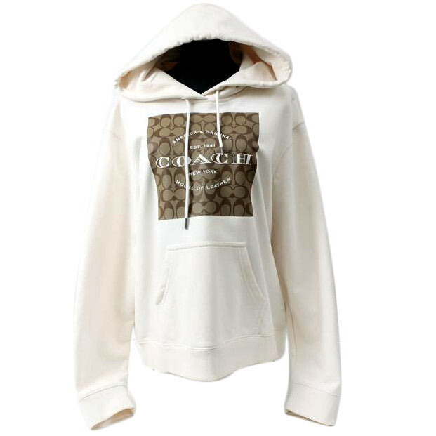 COACH コーチ/シグネチャーフーディー レディース/Lサイズ/ホワイト/C8774//Aランク/65