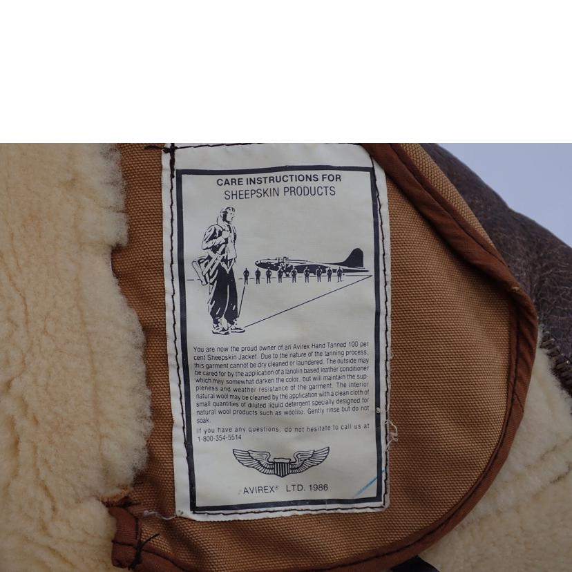 AVIREX アビレックス/★AVIREX シープスキンムートン/33H5595//サイズ:36/BCランク/62