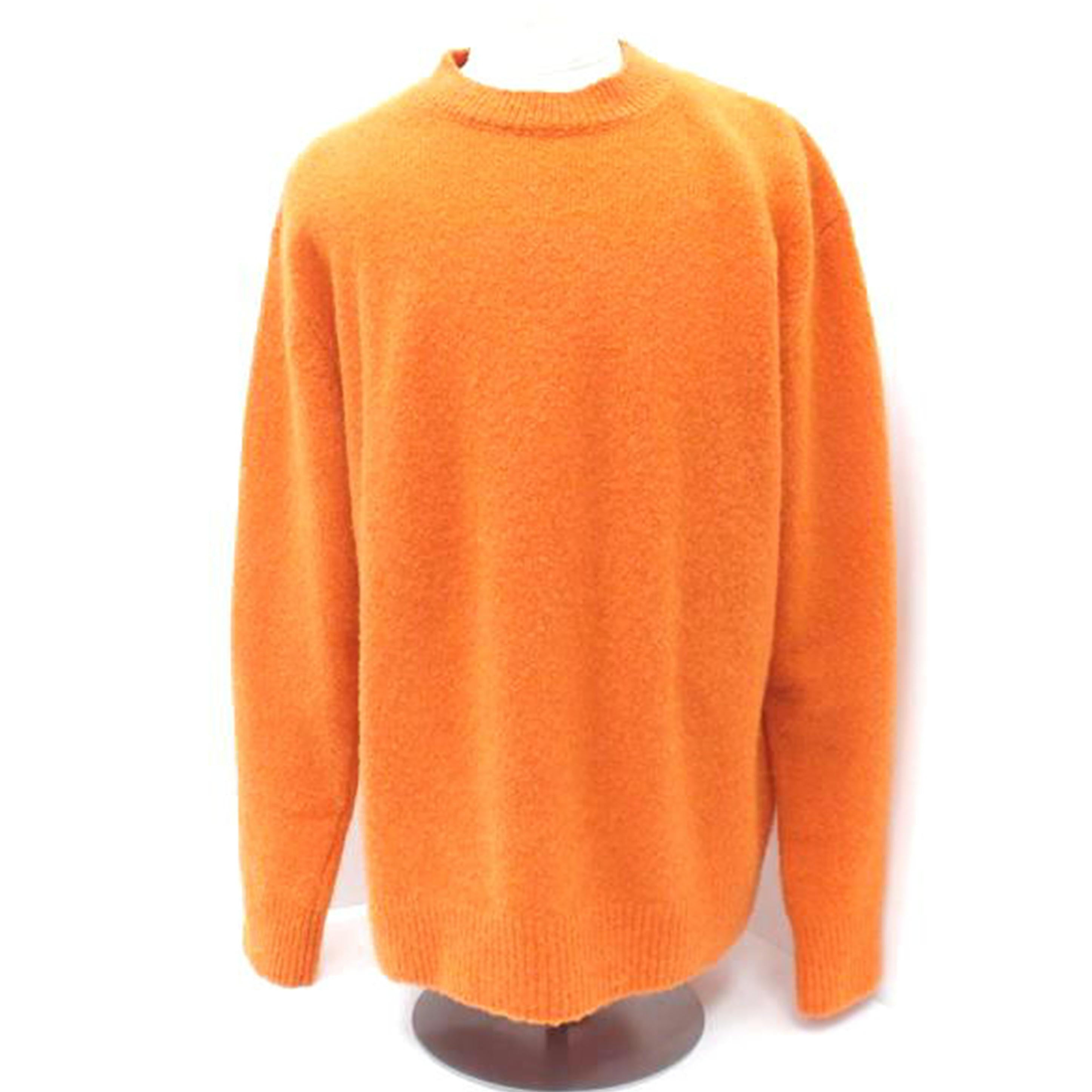 DRIES VAN NOTEN ドリス・ヴァン・ノッテン/オレンジクールネックニット//ABランク/88