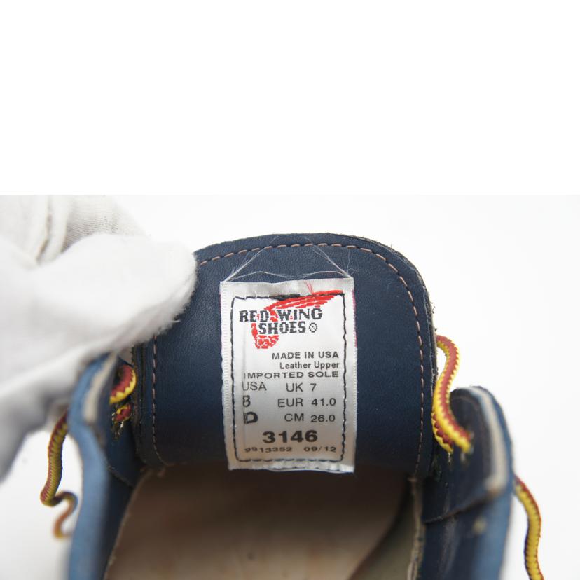 RED WING レッドウイング/チャッカシューズ ネイビー スエード/3146//ABランク/75
