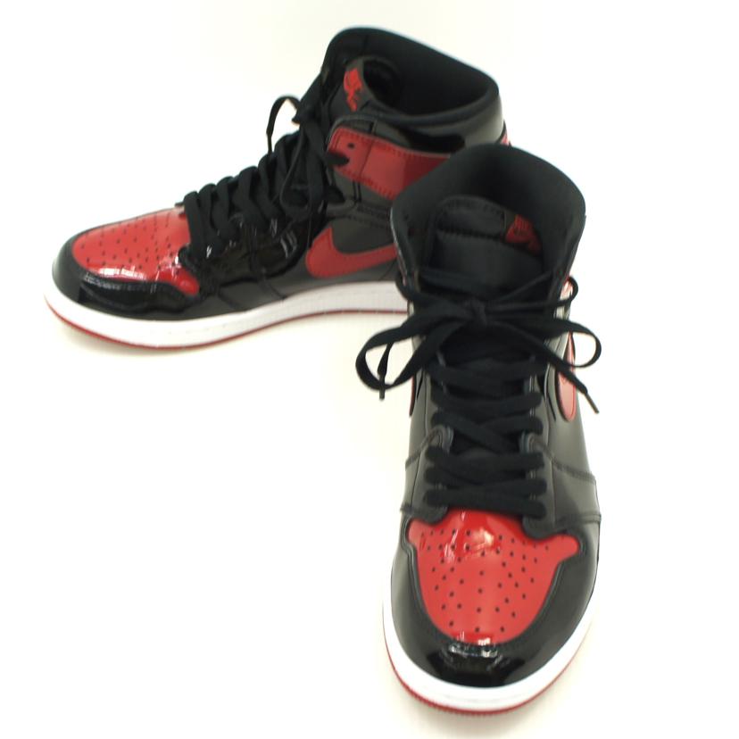 NIKE ナイキ/エアジョーダン1ハイOG/パテントブレッド/555088-063//サイズ:27cm/ABランク/75