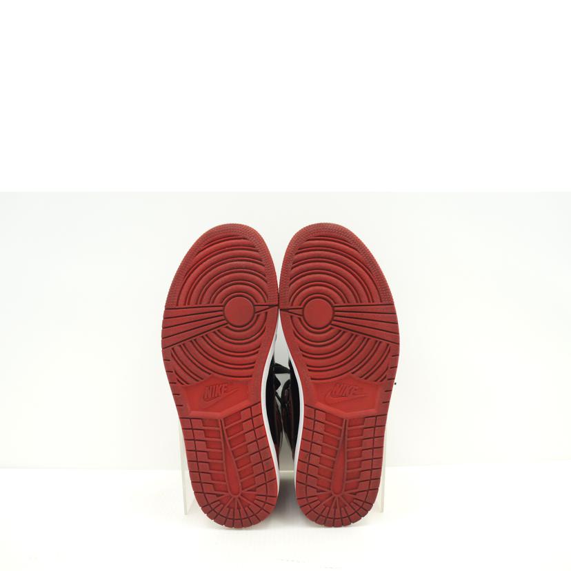 NIKE ナイキ/エアジョーダン1ハイOG/パテントブレッド/555088-063//サイズ:27cm/ABランク/75