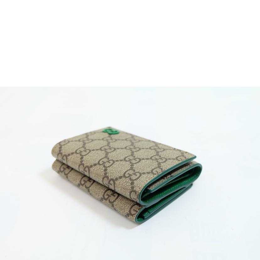 GUCCI グッチ/GGスプリームGGディティールコンパクトウォレット/769225//205*/Aランク/71