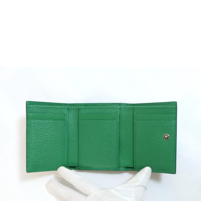 GUCCI グッチ/GGスプリームGGディティールコンパクトウォレット/769225//205*/Aランク/71