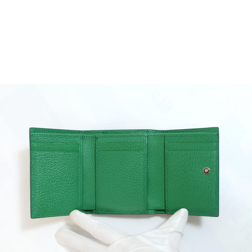 GUCCI グッチ/GGスプリームGGディティールコンパクトウォレット/769225//205*/Aランク/71