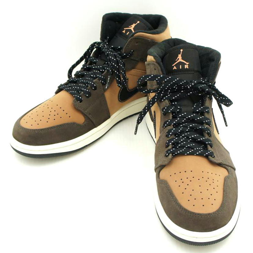 NIKE ナイキ/エアジョーダン1ミッドSE/ダークチョコレート/DC7294-200//サイズ:28cm/Aランク/75