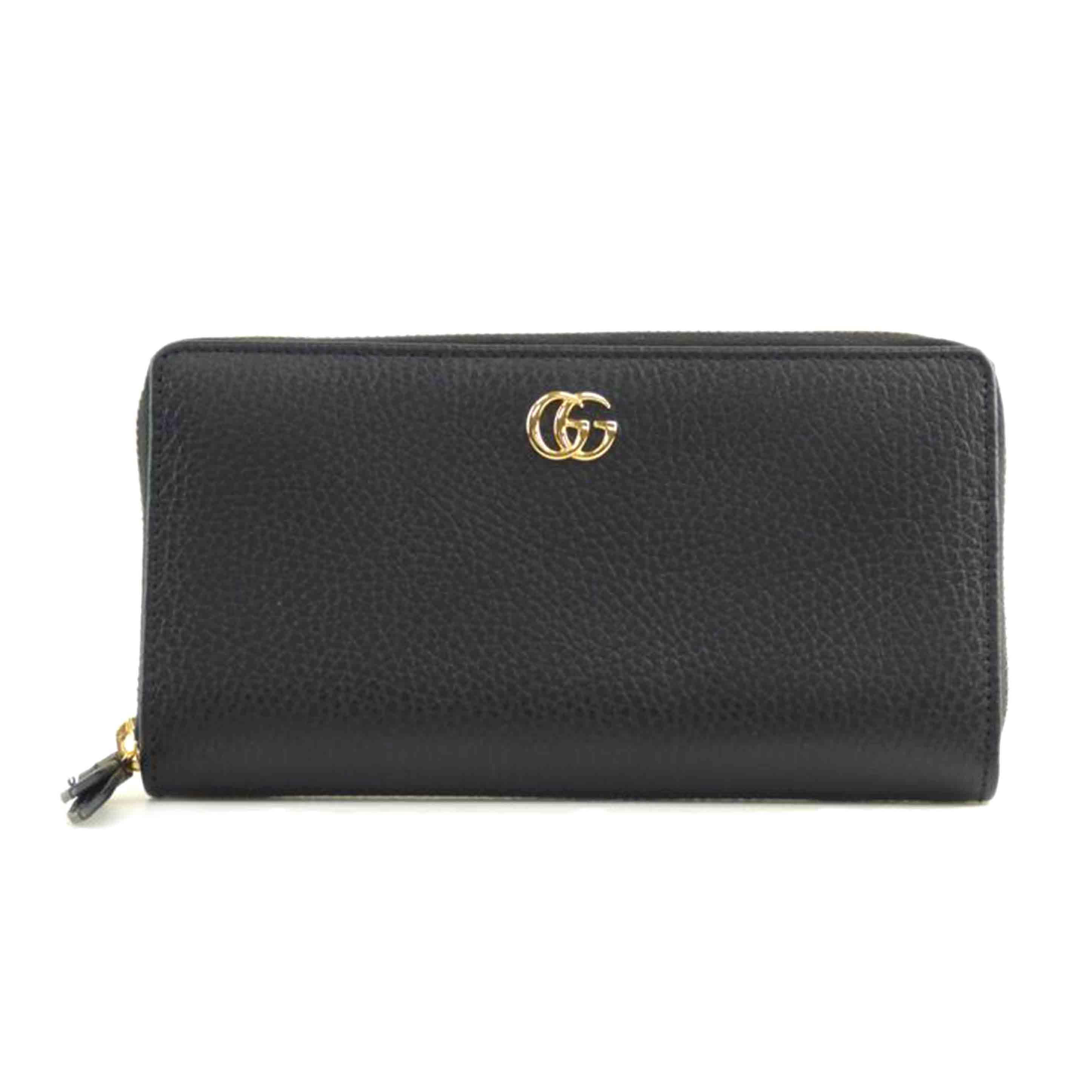 GUCCI グッチ/GGマーモント/ラウンドファスナー長財布/456112//041*/Aランク/64