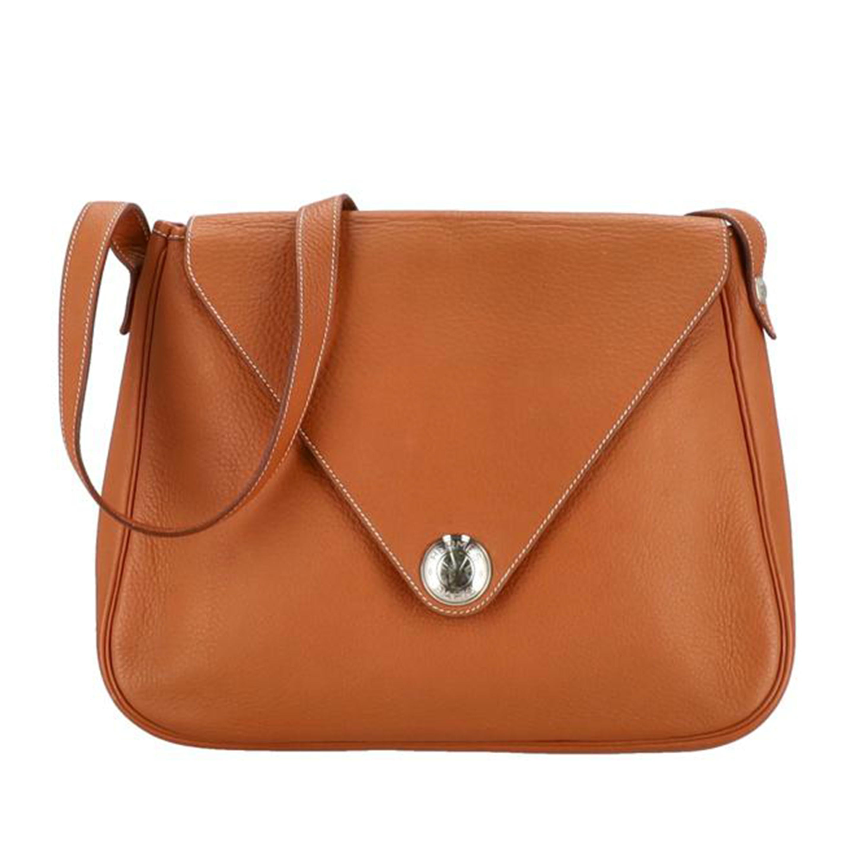 HERMES エルメス/クリスティーヌ/トリヨンクレマンス/ノワゼット//〇P ****/Aランク/24