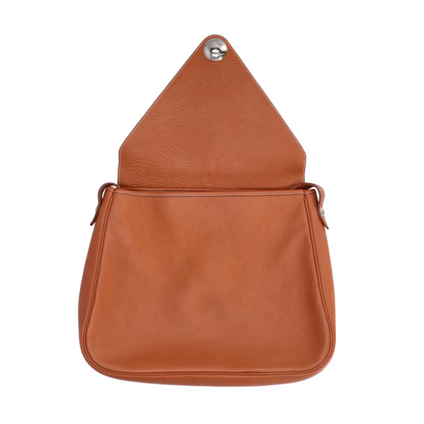 HERMES エルメス/クリスティーヌ/トリヨンクレマンス/ノワゼット//〇P ****/Aランク/24