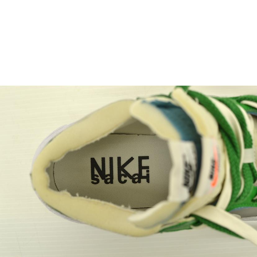 NIKE×SACAI ナイキ×サカイ/サカイ×ブレーザーロー/クラシックグリーン/DD1807-001//サイズ:28.5cm/Bランク/75