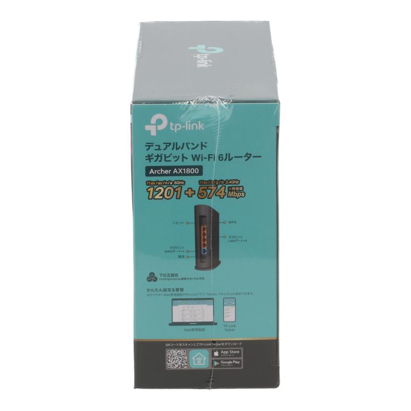 TP-Link ティーピーリンク/ルーター/Archer AX1800//22410t3001100/Sランク/71