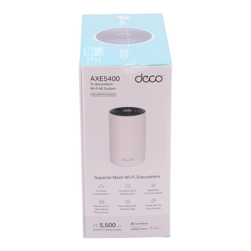 TP-Link TPリンク /無線ルーター Wi-Fi6E/Deco XE75 Pro AXE5400//2248043X00240/Sランク/05