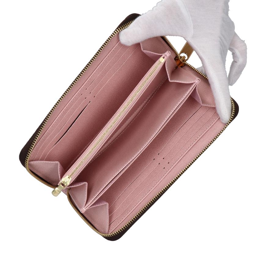 LV ルイヴィトン/ジッピー・ウォレット/モノグラム/ローズバレリーヌ/M41894//RFI*/Aランク/75