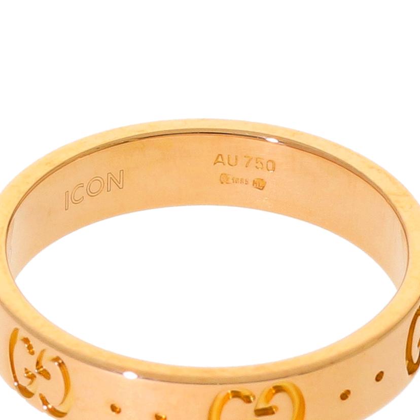 GUCCI グッチ/AU750PG/GUCCIアイコンリング #11/3.6//12/Aランク/75