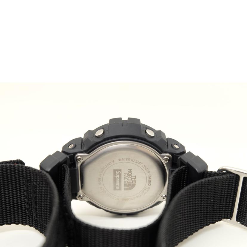 CASIO シュプリーム×ノースフェイス/G-SHOCK×ノース/シュプリームコラボ/DW6900-NW//Aランク/71