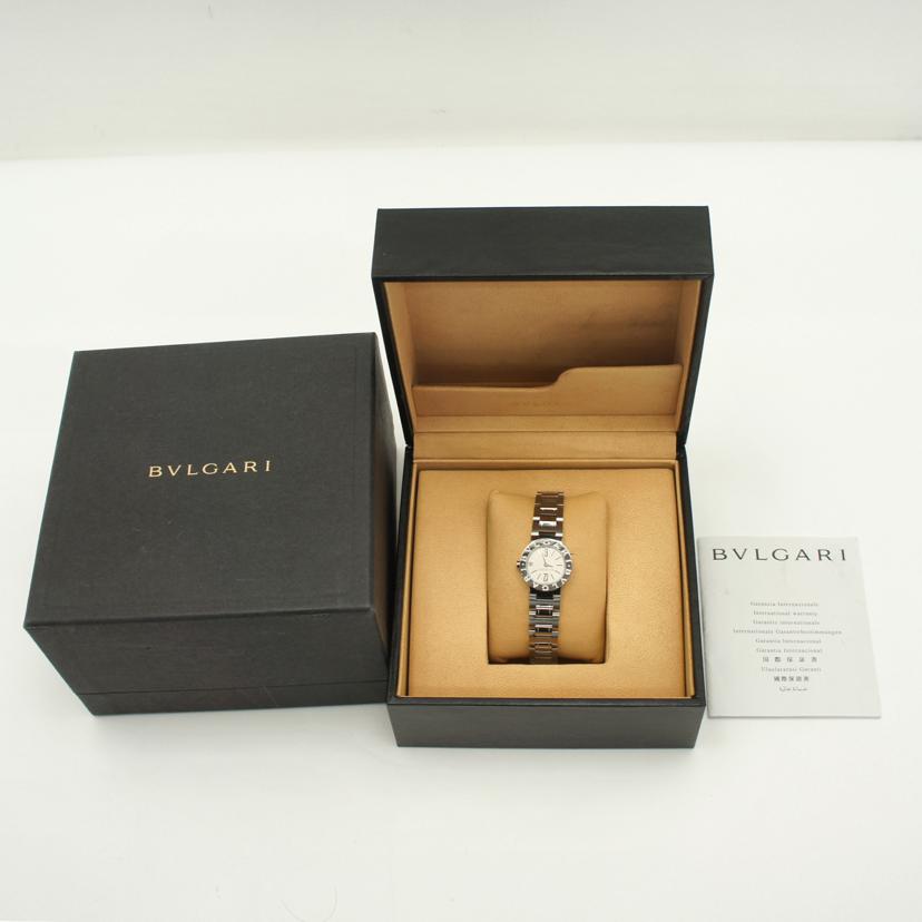 BVLGARI ブルガリ/ブルガリブルガリ・ホワイト/レディース/クオーツ/BB23SS//L41****/Aランク/18