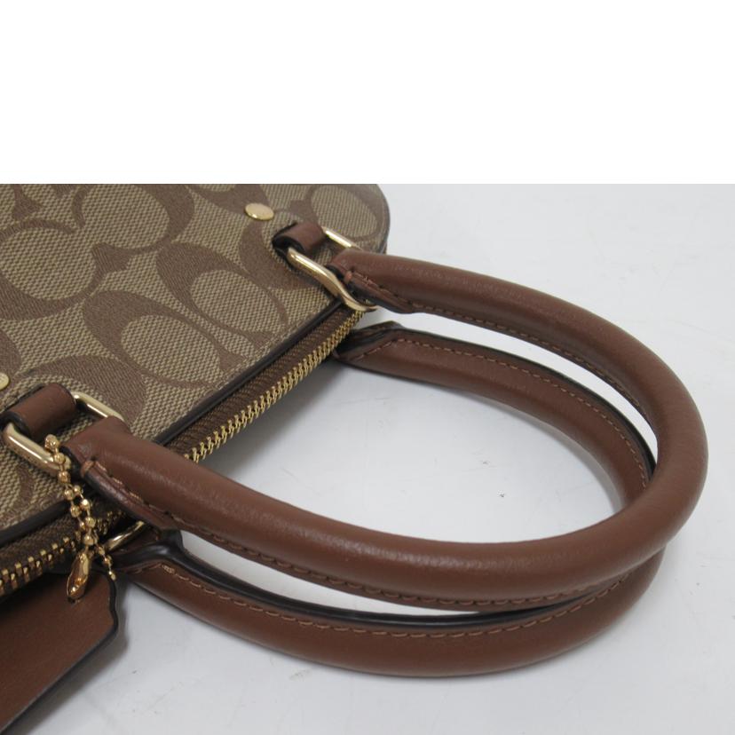 COACH/2wayハンドバッグ/シグネチャー/F27583//H19**/Aランク/63