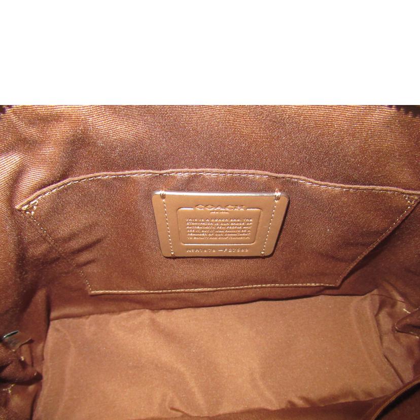 COACH/2wayハンドバッグ/シグネチャー/F27583//H19**/Aランク/63