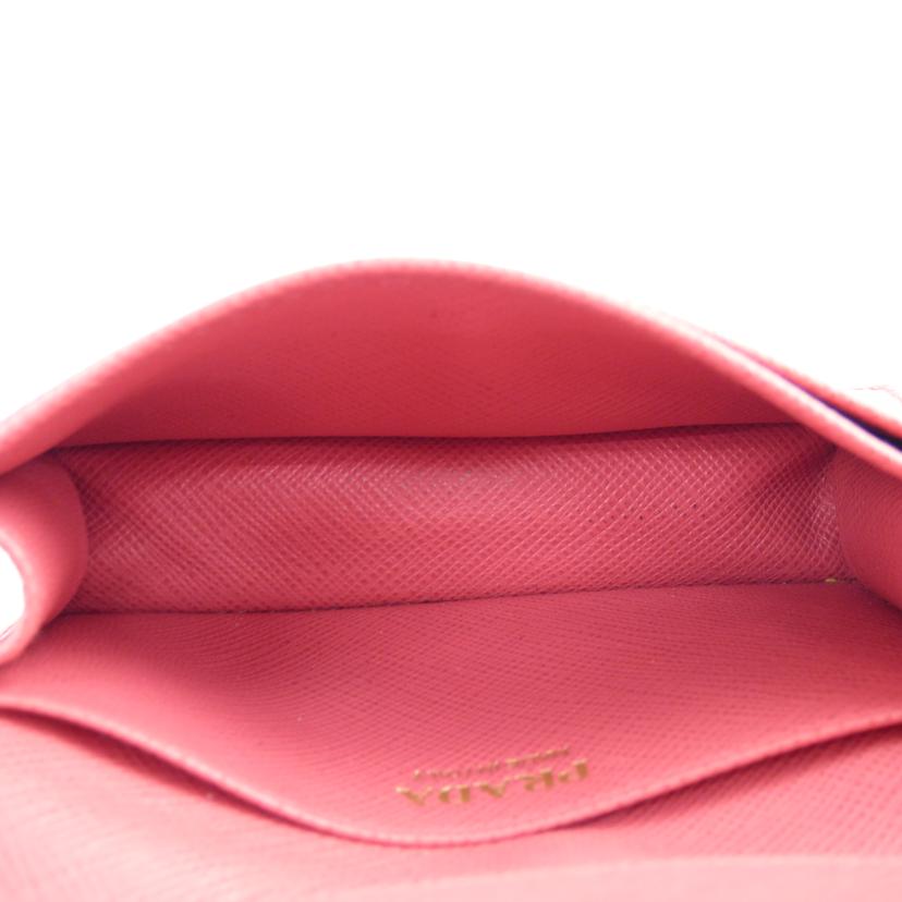 PRADA プラダ/サフィアーノレザー名刺入れ/1MC122//Bランク/64
