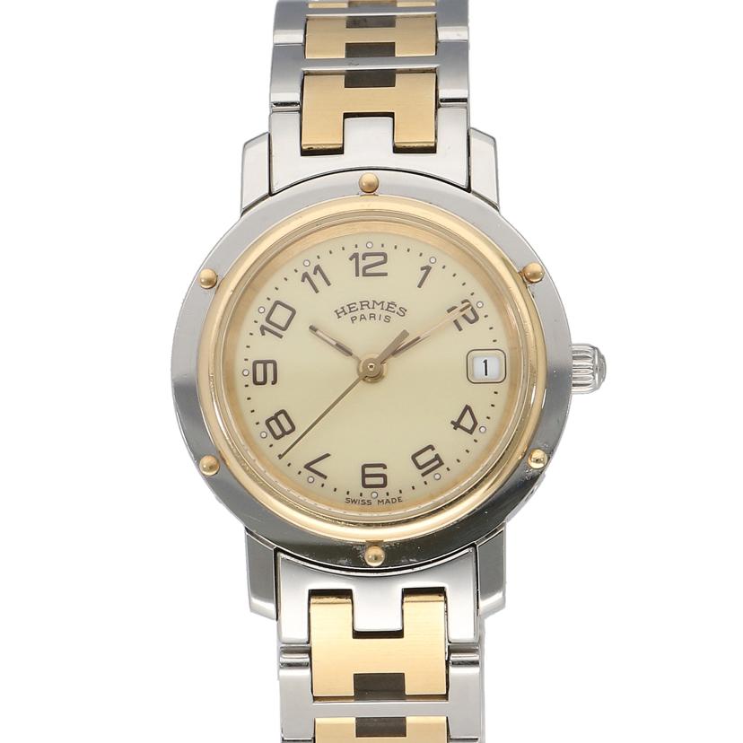 HERMES エルメス/クリッパー・ベージュ/レディース/クオーツ/CL4.220//216****/Aランク/92