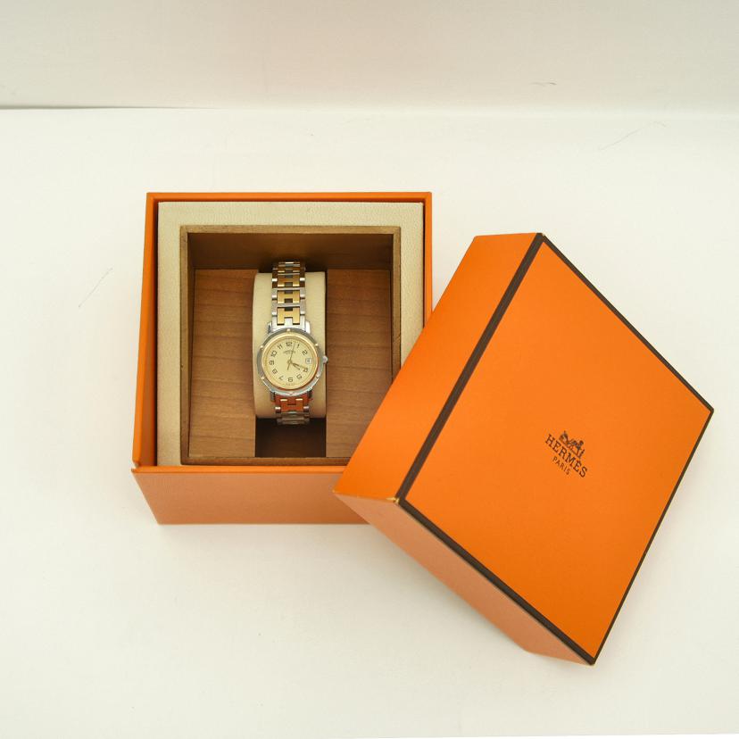 HERMES エルメス/クリッパー・ベージュ/レディース/クオーツ/CL4.220//216****/Aランク/92