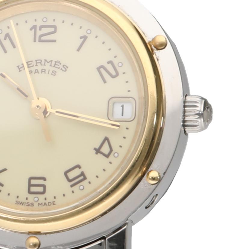 HERMES エルメス/クリッパー・ベージュ/レディース/クオーツ/CL4.220//216****/Aランク/92