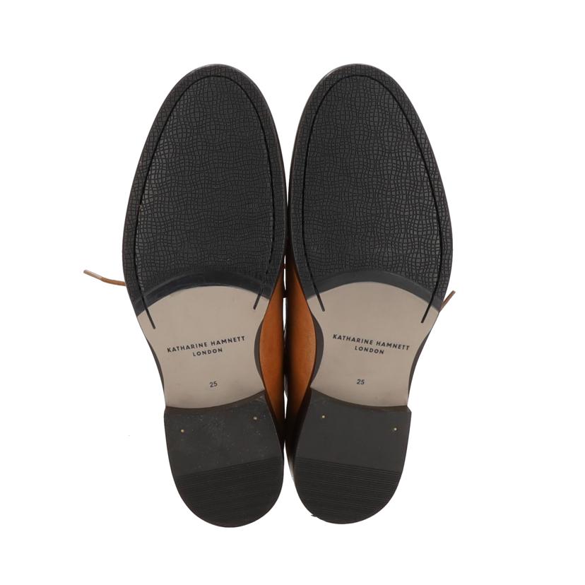 KATHARINE HAMNETT LONDON キャサリンハムネットロンドン/レースアップレザースニーカー/34023//ABランク/05