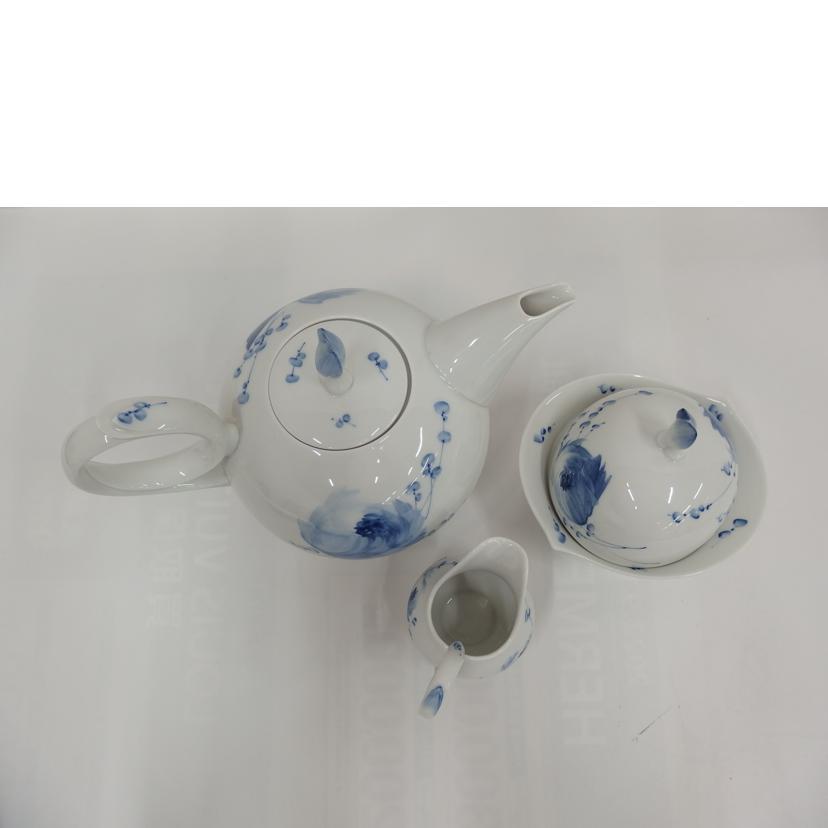 マイセン/ブルーフラワー3点セット//Aランク/82