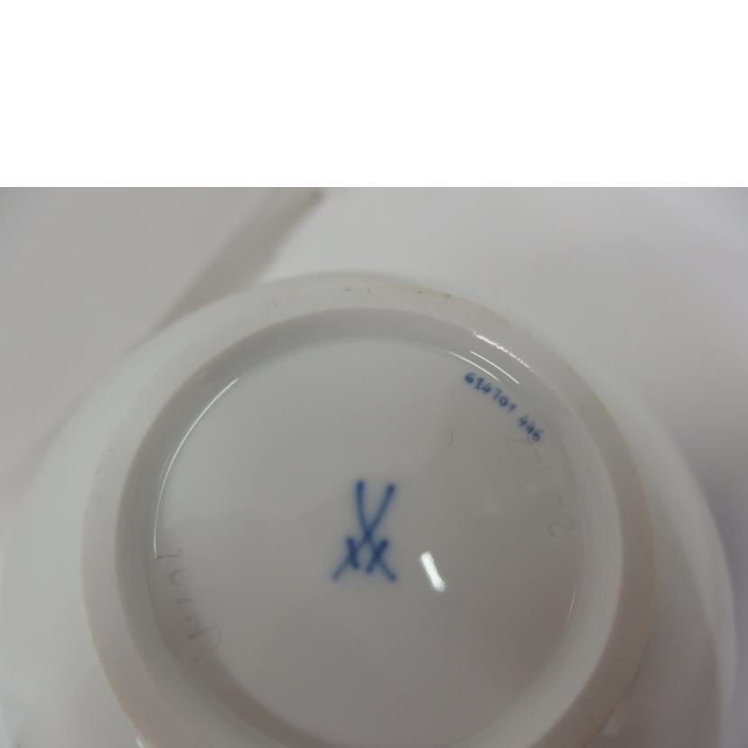 マイセン/ブルーフラワー3点セット//Aランク/82