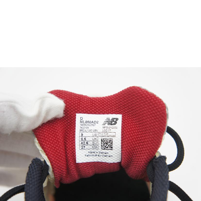 NB ニューバランス/エメレオンドレ×860V2/レッド/ML860AD2//サイズ:27cm/Aランク/75