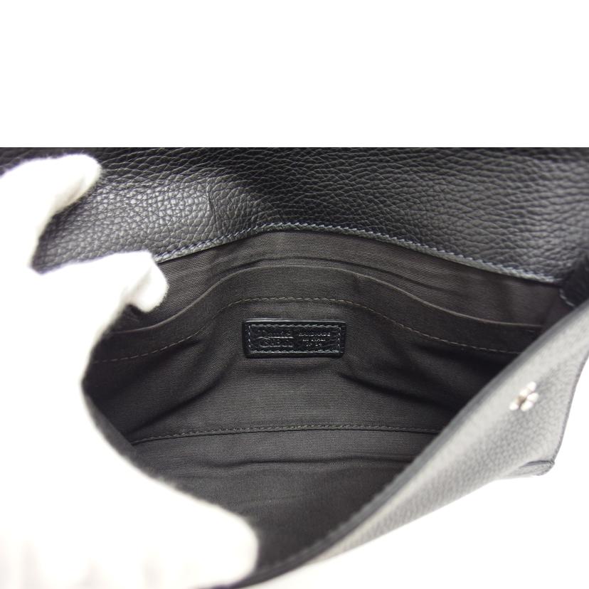 Daniel&Bob ダニエルアンドボブ/レザークラッチバッグ/ブラック//Aランク/04