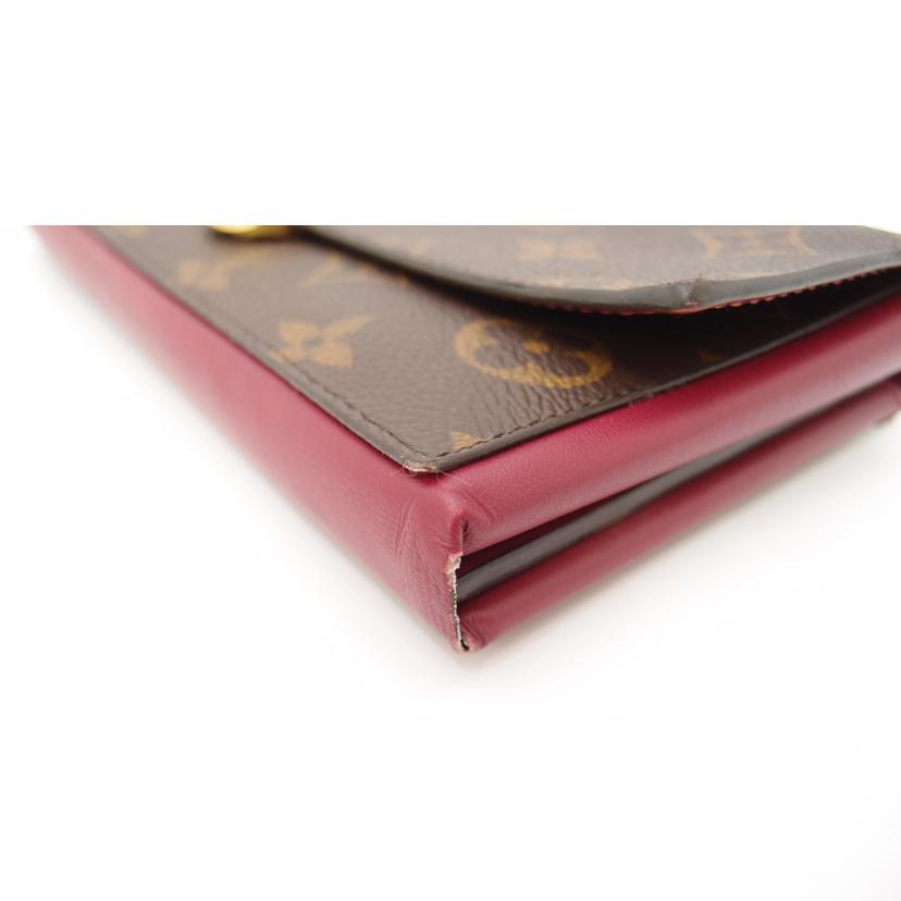 LOUIS VUITTON/ポルトフォイユ・フロール/モノグラム/M64585//CA1***/ABランク/69
