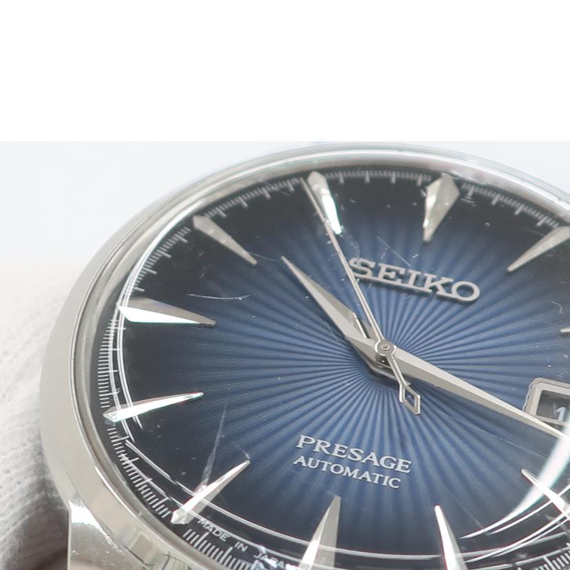 SEIKO セイコー/プレサージュ オートマチック 風防キズ ベルト社外品/4R35-01T0//785***/Bランク/65
